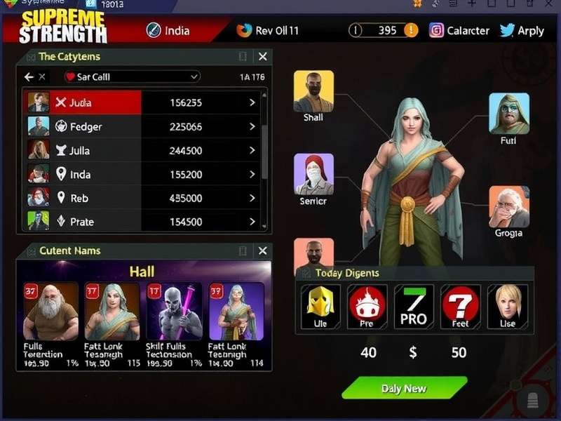 Supreme Strength India Character Customization